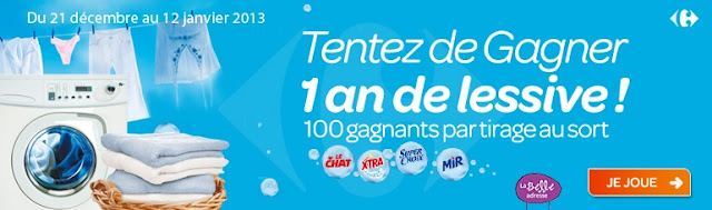 100 lots d'1 an de lessive 