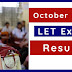 October 2022 LET Results (Teachers Board Exam Results)