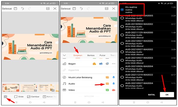 Cara Menambahkan Audio di PPT