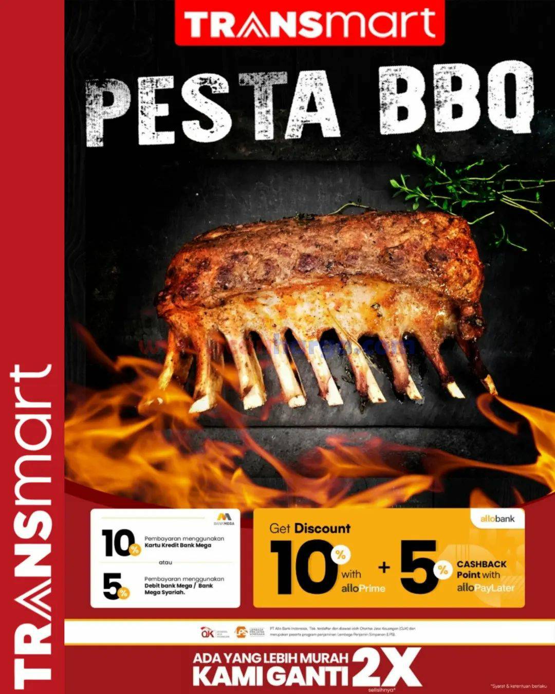 Promo Transmart Carrefour PESTA BBQ Spesial Tahun BARU