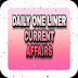 Daily One Liner Current affairs