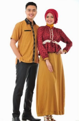 Model baju muslim couple terbaru