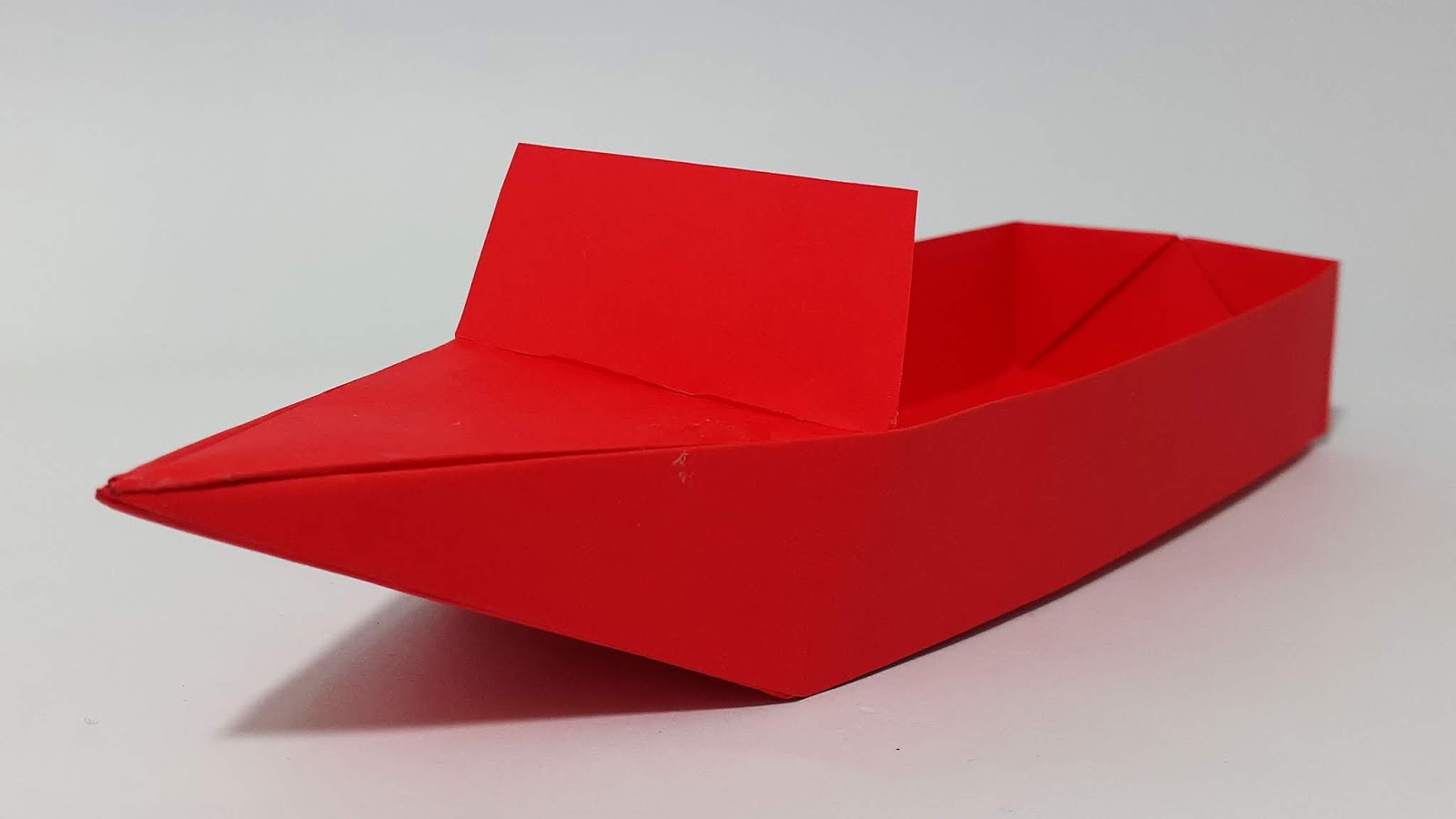 Easy Origami Boat - How to Make a Paper Boat That Floats - Speed Boat ...