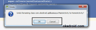 Membatalkan proses Refactoring 