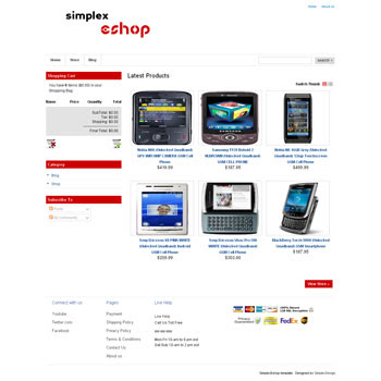 Simplex Eshop blogger template. online store template fr blog. online store template for blogger