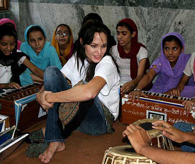 Angelina Jolie in Afghanistan