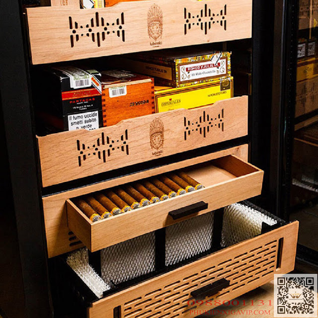 Tủ xì gà cắm điện, bền đẹp, sang trọng Lubinski RA668 Tu-bao-quan-cigar-cam-dien-lubinski