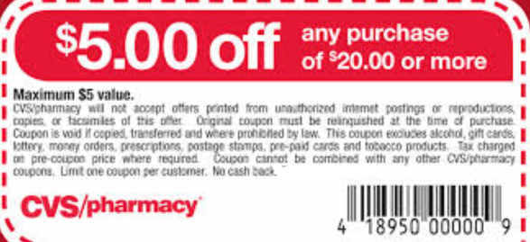 cvs pharmacy coupons