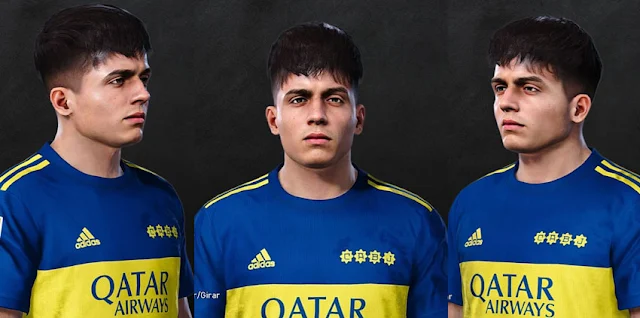 Exequiel Zeballos Face For eFootball PES 2021