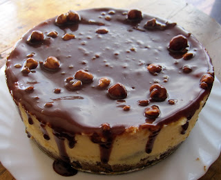 Tarta de queso con turrón de chocolate Suchard