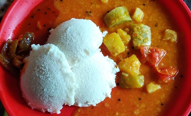 Breakfast on my plate: Kerala special Idly and Sambar by Revathy