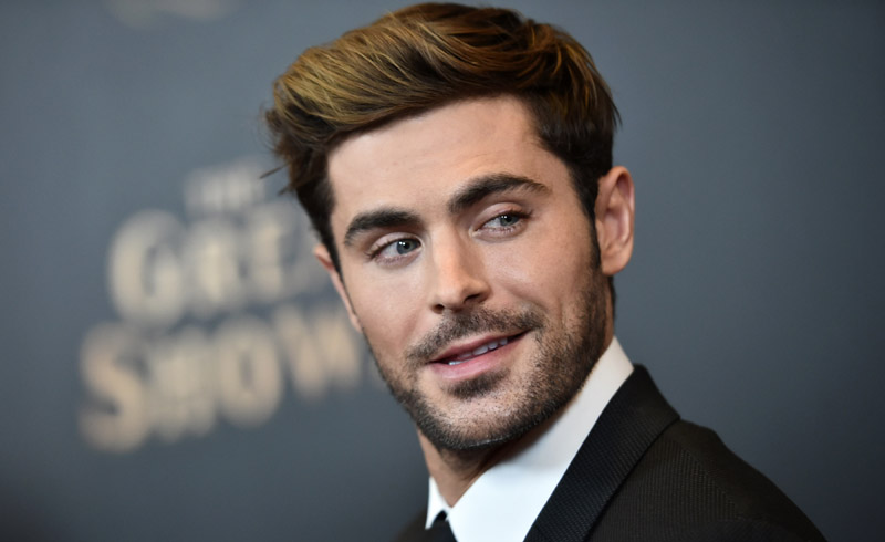 Zac Efron beard, Zac Efron new beard