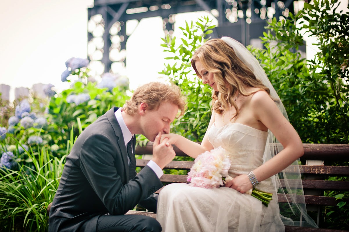 Bride and Groom expressing their love for each other.