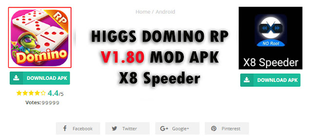 Higgs Domino Rp v1.80 Mod APK X8 Speeder Hitam Merah Versi Update Terbaru tersedia Pilihan P1H1 P1H4 P1H5