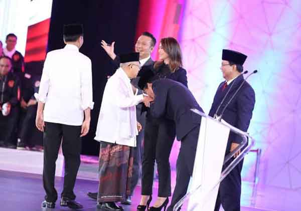 sandiaga uno man of the match debat pertama pilpres