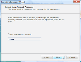 Current User Account Password