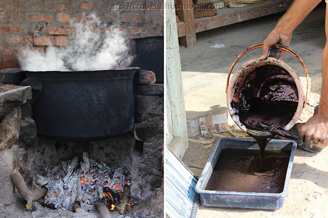 Ajrakh printing process, Bhuj