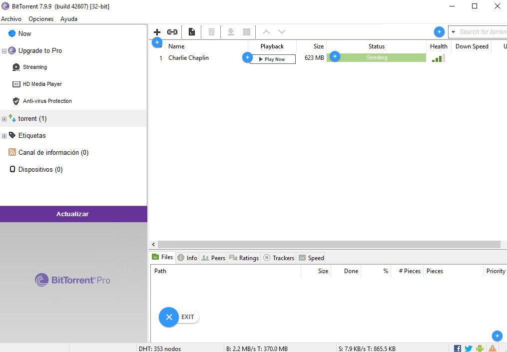 Descargar BitTorrent Pro Español + Serial