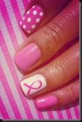 breast cancer nails
