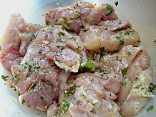 marinate chicken thighs