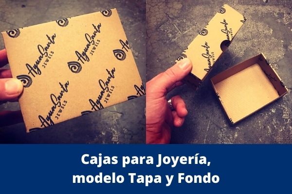 Cajas para Joyería,  modelo Tapa y Fondo