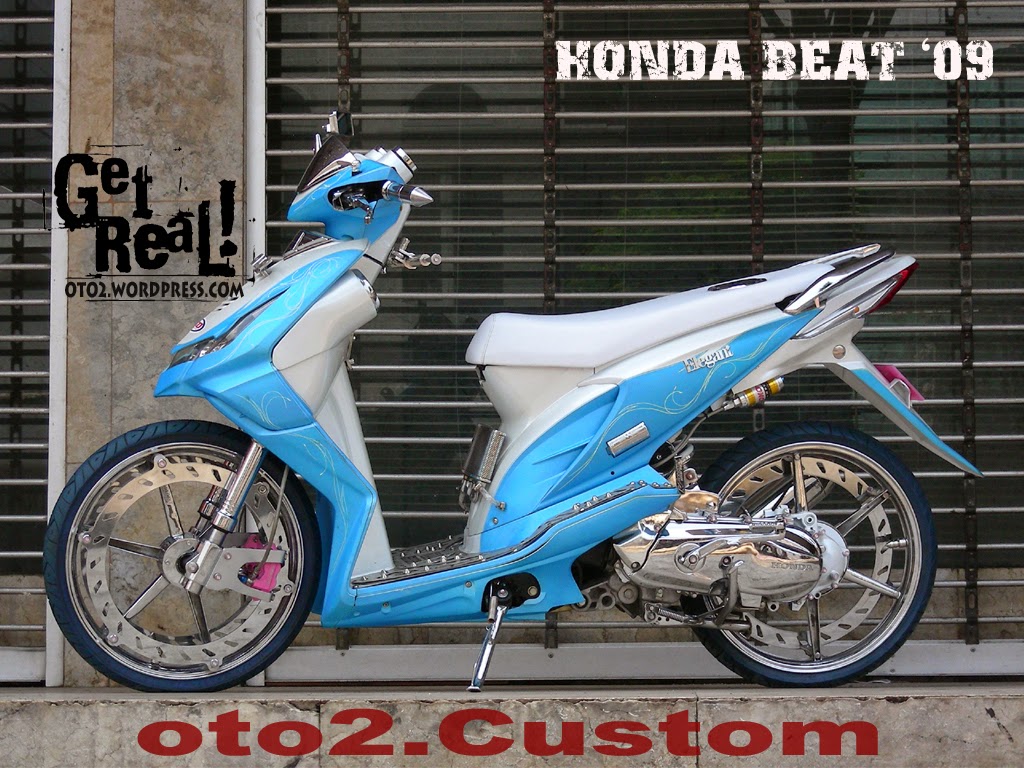 Kumpulan Modif Honda Beat Air Brush Terupdate Botol Modifikasi