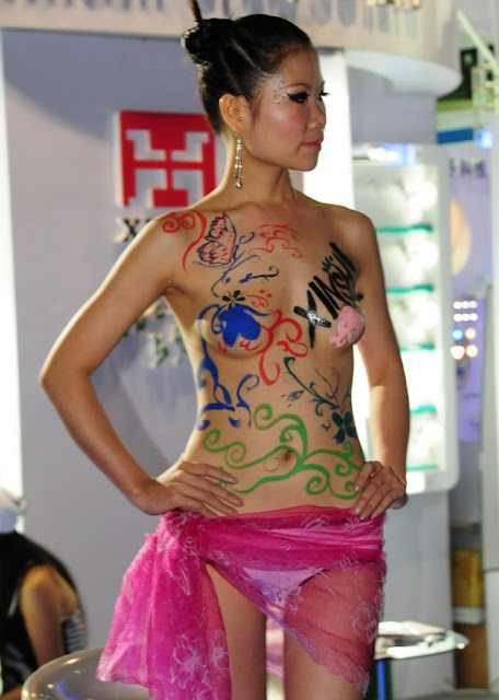 female body paint