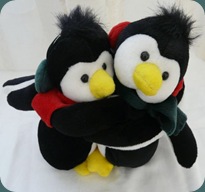 penguin hug