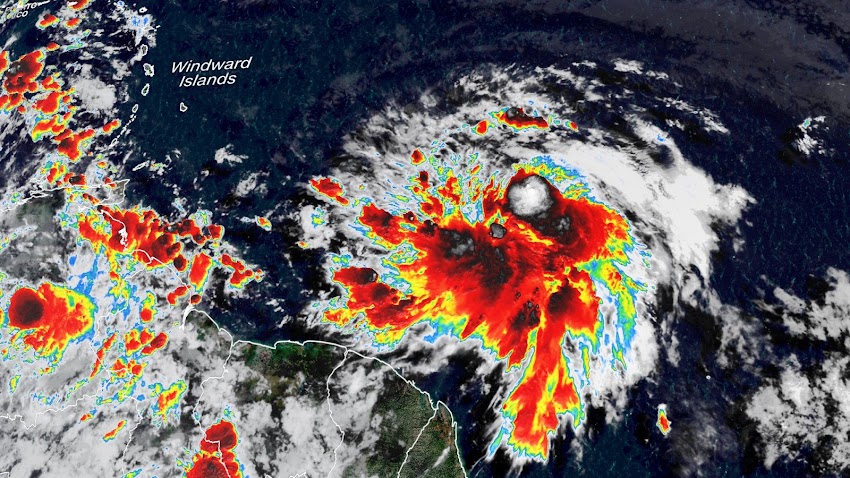 Tropical Storm Elsa forms in the Atlantic