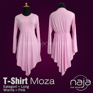 T-Shirt MOZA - Jual T-Shirt Jersey - Jual Hijab Online dan jual busana online