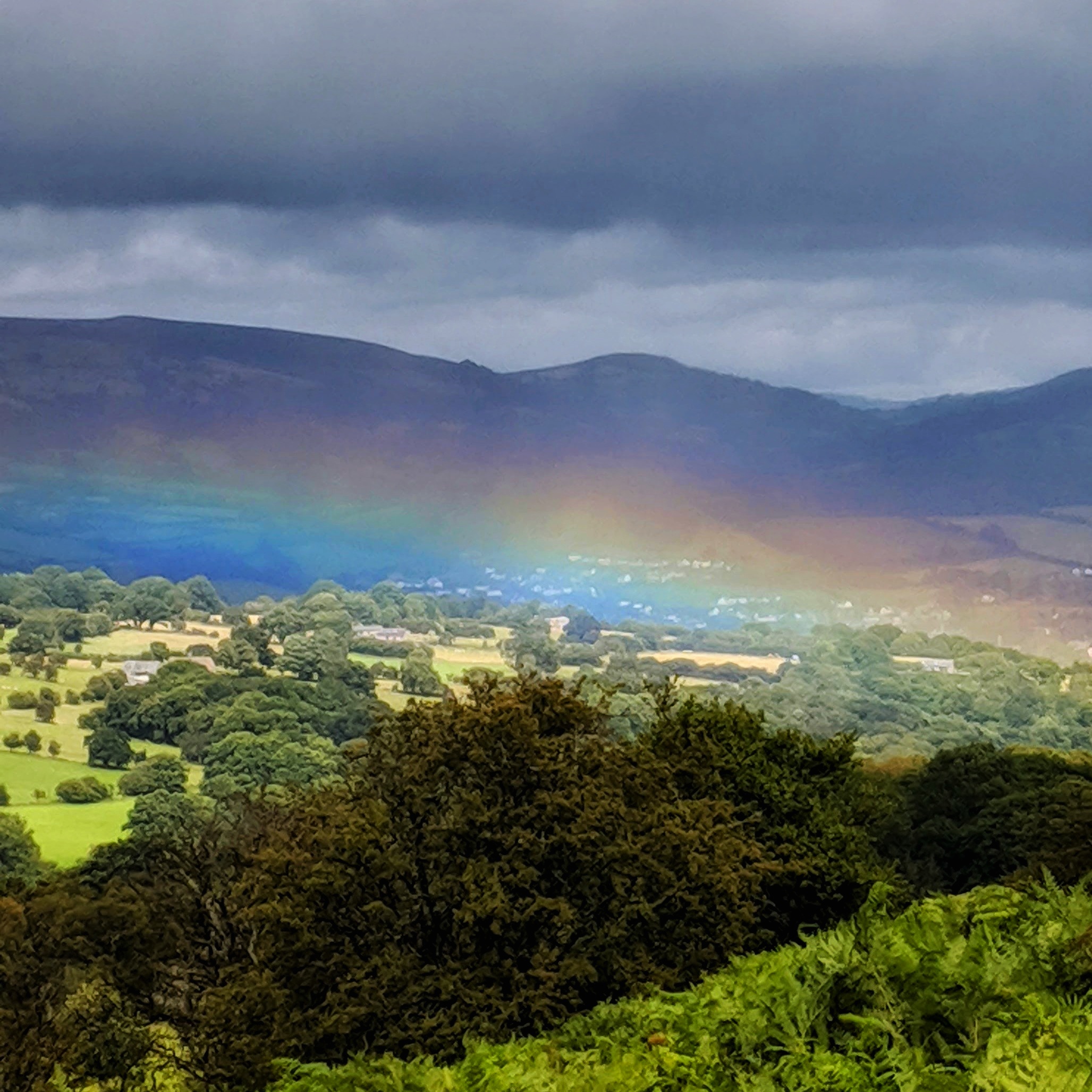 Rainbow in the South Wales valleys
