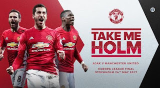 Susunan Pemain Manchester United vs Ajax - Final Liga Europa Kamis 25/5/2017