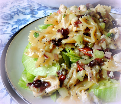 Turkey, Sour Cherry & Almond Pasta Salad