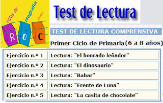 Resultado de imagen de test de comprension lectora imagenes