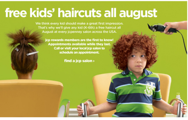 Fashion Herald: Back to School + Free Haircuts at jcpenney