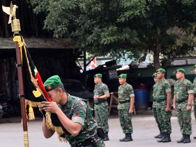 Hartono Pimpin Penerimaan Prajurit di Korem Binaiya