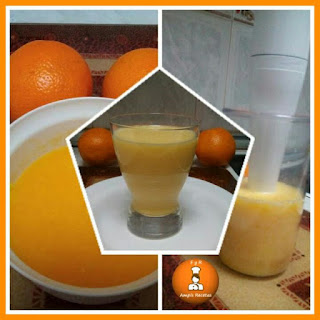 Batido-de-naranja paso a paso