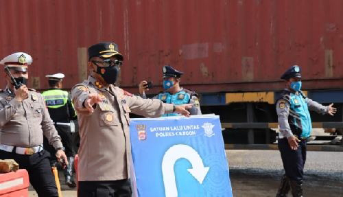 Jalur Wisata Anyer Cinangka Tetap Diberlakukan Ganjil Genap Oleh Polres Cilegon Polda Banten