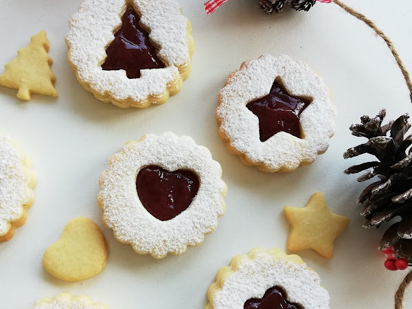 Linzer Kurabiye ( Marmelatlı Kurabiye )