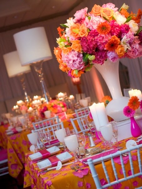 Pink and Orange Wedding Ideas