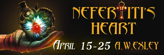 Blog Tour: Nefertiti's Heart by A.W. Exley