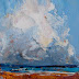 Storm Brewing, Acrylic, Seascape Painting by AZ Artist Amy Whitehouse