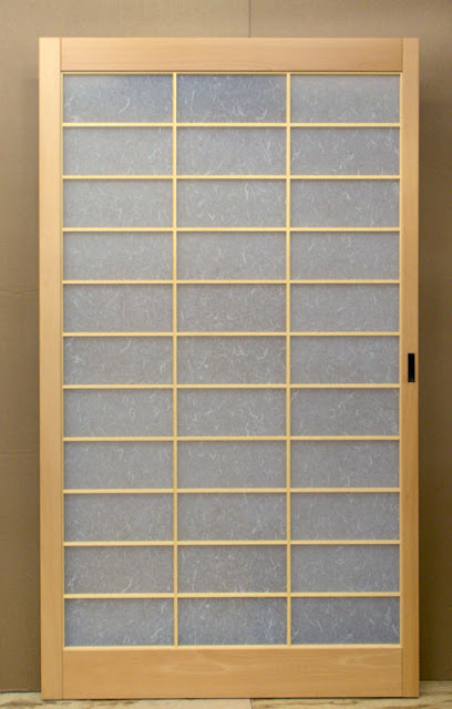 Shoji screen pocket door