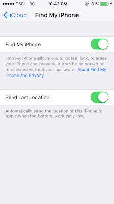 Cara Mengaktifkan iCloud dan Find My iPhone