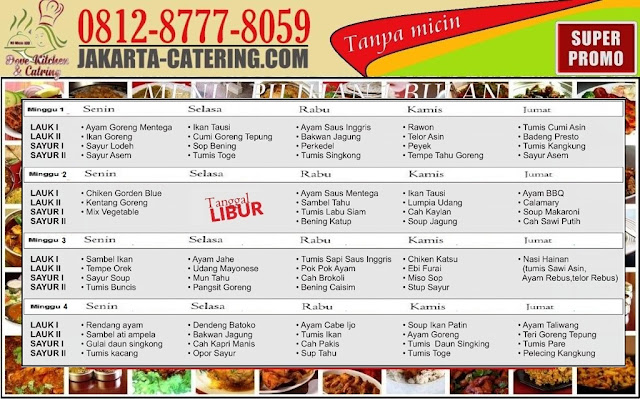 harga catering nasi box jakarta, pesan nasi box jakarta