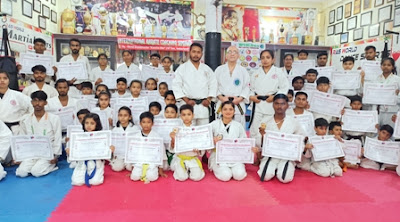 मालीघाट में अंतरराष्ट्रीय कराटे कोचिंग सेमिनार का आयोजन