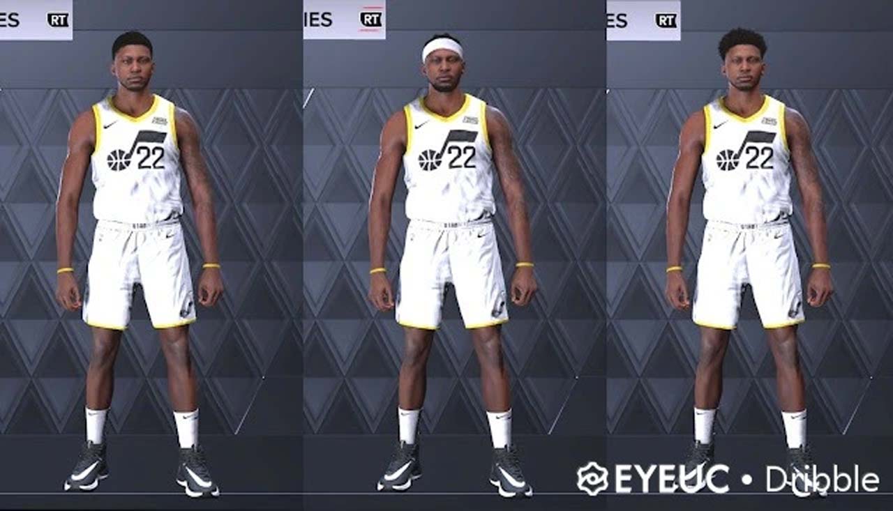 NBA 2K23 Rudy Gay Cyberface (3 Hairstyles)