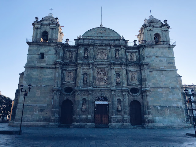 Cathedral Oaxaca City Mexico