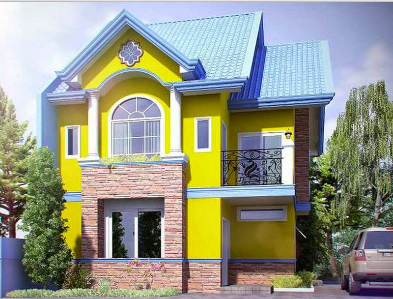 7 Warna Cat Rumah Minimalis Yang Keren | Nanas Biru