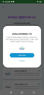 TNT DOUBLE GIGA STORIES+ 75 GIGALIFE 2021